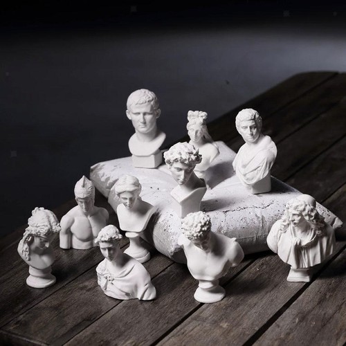 10pcs resin art - head, bust