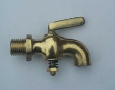 Brass water drain - brass, tap