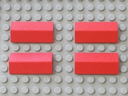 Lego red slope 2 x - 33,