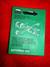 Vintage : Autobook FORD ZEPHYR, ZODIAC  Mk 4 - Workshop Manual : 1966 - 1970