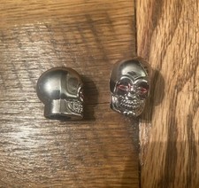 2 chromeskull valve caps