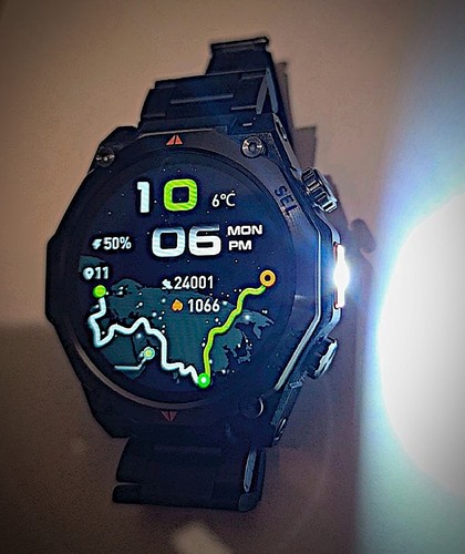 New gps smart watch amoled - new,