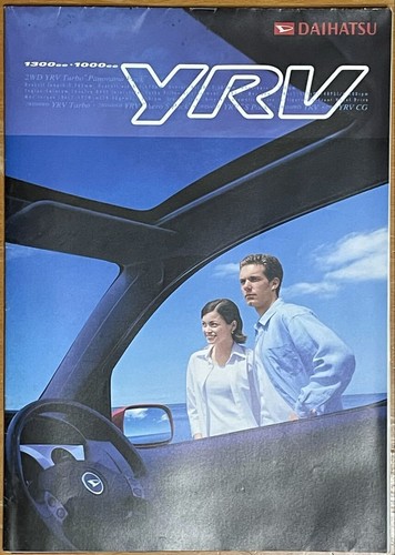 Daihatsu yrv catalog - catalog, 1300cc