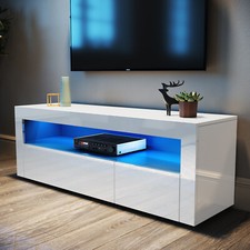 Modern TV Unit Cabinet White