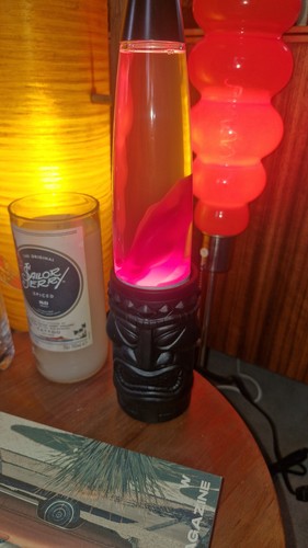 Very rare tiki lava lamp - tiki,