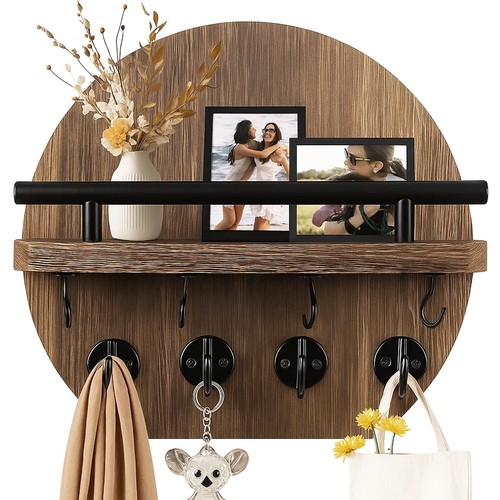 Key holder wall mounted rustic - mounted,