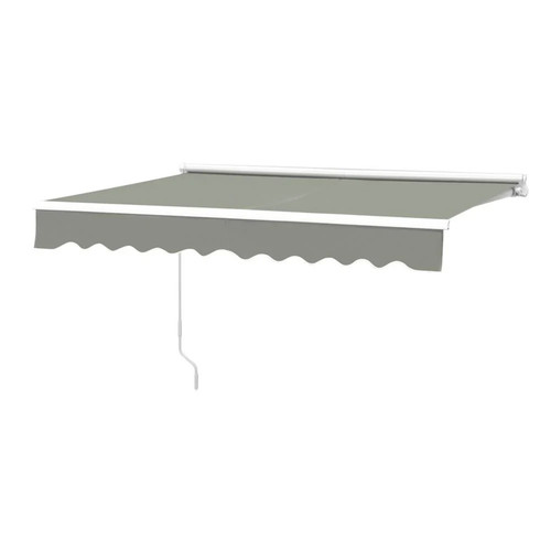 Grey retractable outdoor patio - grey,