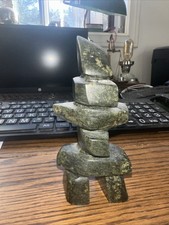 Vintage INUIT Signed Inukshuk