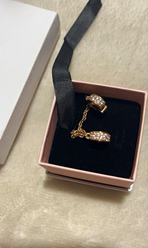Pandora rose gold plated pavé - gold,