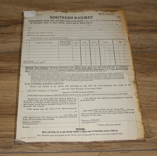Southern railway live - , stock