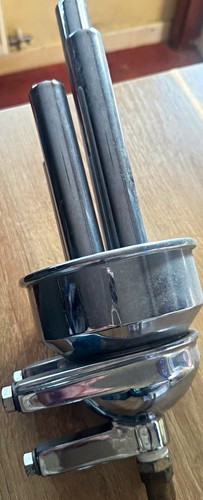 Chrome plated solid brass