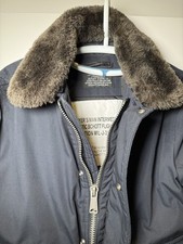 Schott Jacket Coat Mens Navy