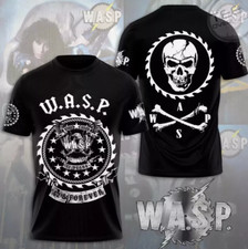 W.A.S.P. band 2 sides black 3D