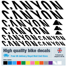 CANYON bike decals labels with free bike protection (26 pack) free delivery