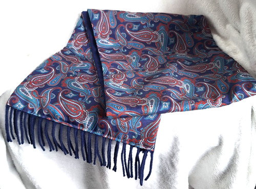 Vintage men fringed blue - men's,