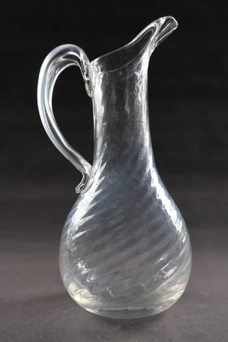 French wrythen water glass - french,