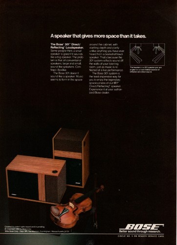 Bose 301 speakers - bose,