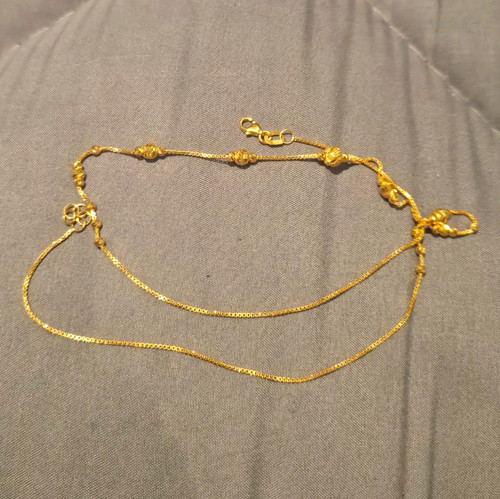 22ct yellow gold 18in fancy - gold,