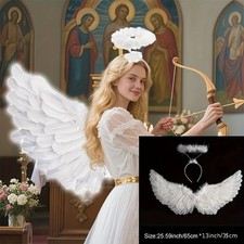 Angel Fairy Feather Wings Halo
