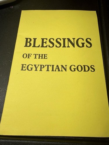 Blessings the egyptian gods - of,