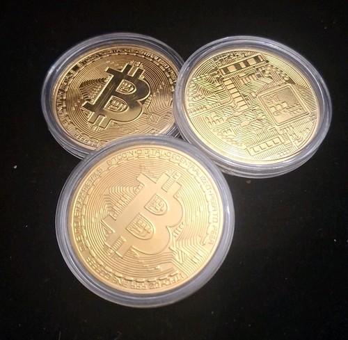 Physical copper bitcoin - 3,