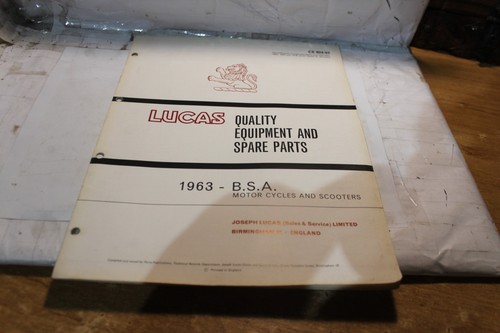Lucas ce824 a - b.s.a, motor
