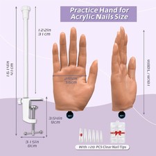 Practice hand for acrylic - practice,