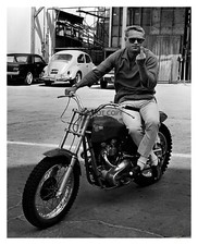 STEVE MCQUEEN FLIPPING THE