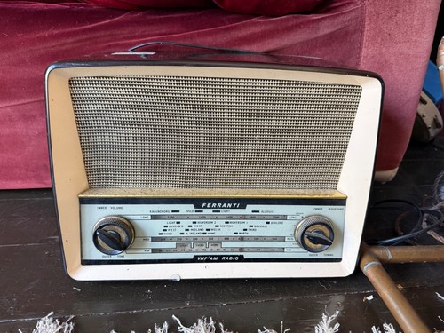 Vintage ferranti vhf - ferranti, radio