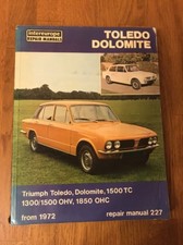 Intereurope Triumph Toledo Dolomite Workshop Repair Manual From 1972 (227)