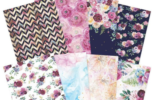 Navy blossoms adorable - navy,