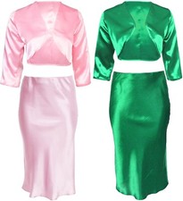 Dressy Satin Matching Skirt