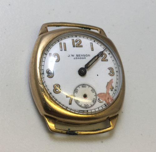 Vintage benson 9ct gold - j., w.
