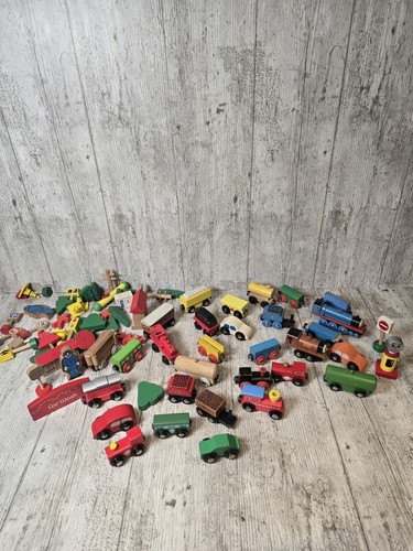Wooden train set bundle - wooden,