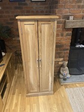 Oak CD/DVD Storage Cabinet