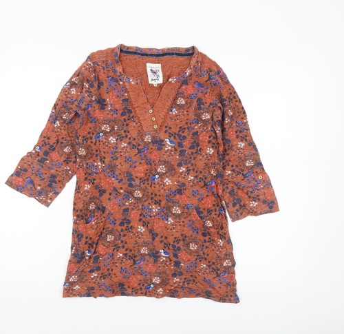 Mantaray womens brown floral - womens,