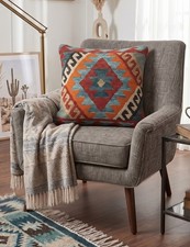 Diamond Cushion Cover Wool
