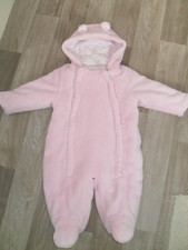 Pink/Rose Fleecy Pram Suit