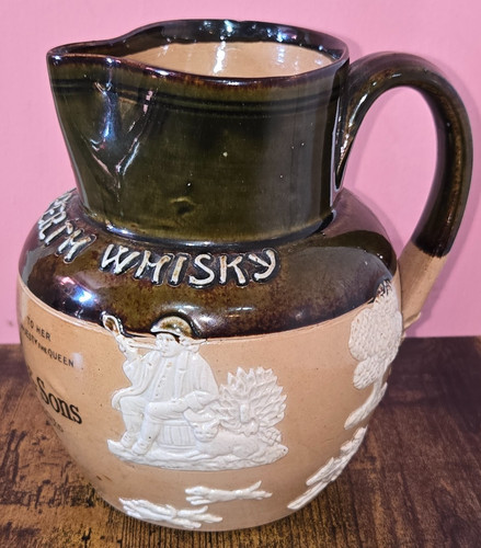 Rare dewar perth whisky - dewar's, jug