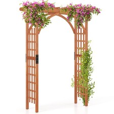 Wooden Garden Arch Outdoor Trellis Pergola Arbour Plant Climbing Archway