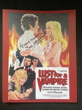 Lust for a Vampire hammer horror photo signed by Judy Matheson and Sue Longhurst