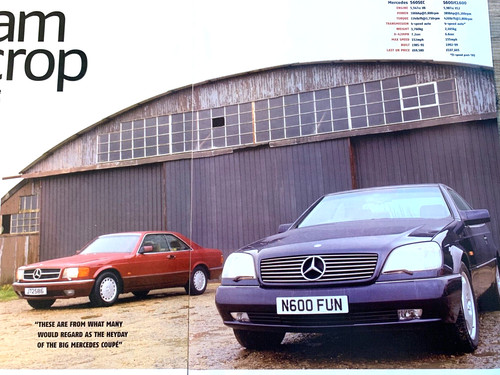Mercedes 560 sec s600 coupe - mercedes,