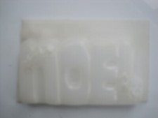 Plastic chocolate mould NOEL with holly leaves