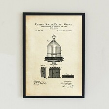 1882 Victorian Bird Cage