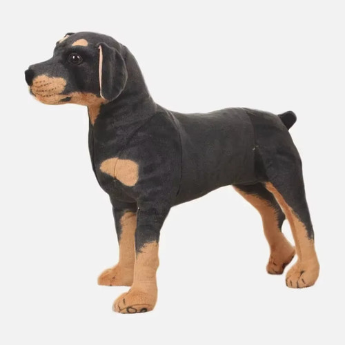 Lifelike dog plush toy fluffy - dog,