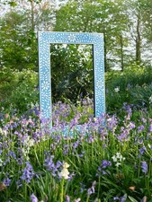 Indian Bone Inlay Mirror -