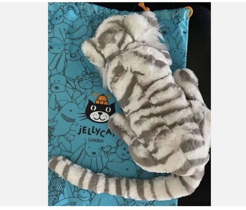 Jellycat large sacha snow - sacha,