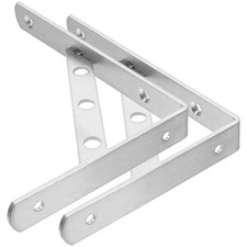 2pcs L Bracket Floating Shelf
