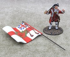 54mm British Officer with Colour 47th Foot QB-04 John Jenkins Designs 32206