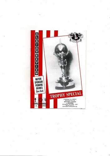1991 witton albion marine - witton, v